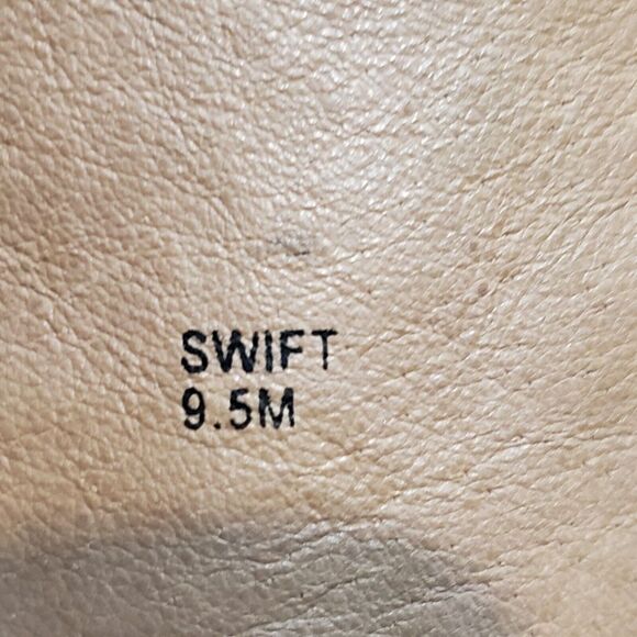 DONALD J. PLINER Swift Snake Embossed Brown Block Heel Ankle Booties Boots 9.5M - Picture 11 of 11